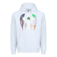 White irish american usa flag celtic cross st patrick's day premium t shirt Premium Hoodie - linhVisuals