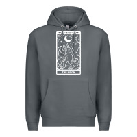Rock mothman   the moon Premium Hoodie - linhVisuals