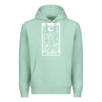 Seafoam mothman   the moon Premium Hoodie - linhVisuals