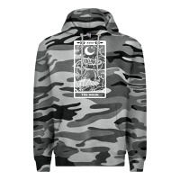 Slate Camo mothman   the moon Premium Hoodie - linhVisuals