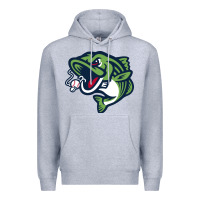 Heather Grey gwinnett stripers Premium Hoodie - linhVisuals