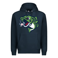 Navy gwinnett stripers Premium Hoodie - linhVisuals