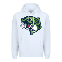 White gwinnett stripers Premium Hoodie - linhVisuals