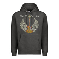 Charcoal Heather Cranberries Dolores O'Riordan Premium Hoodie - linhVisuals