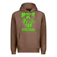 Chestnut bigfoot believer t  shirt bigfoot doesnt believe in you either t  shir Premium Hoodie - linhVisuals