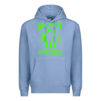 Colony Blue bigfoot believer t  shirt bigfoot doesnt believe in you either t  shir Premium Hoodie - linhVisuals