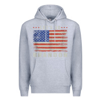 Heather Grey let’s go brandon funny vintage american flag tank top Premium Hoodie - linhVisuals