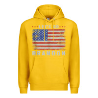 Lemon let’s go brandon funny vintage american flag tank top Premium Hoodie - linhVisuals