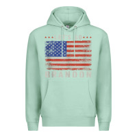 Seafoam let’s go brandon funny vintage american flag tank top Premium Hoodie - linhVisuals