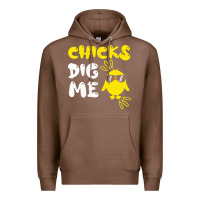 Chestnut chicks dig me Premium Hoodie - linhVisuals