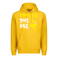 Lemon chicks dig me Premium Hoodie - linhVisuals