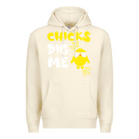 Sandshell chicks dig me Premium Hoodie - linhVisuals