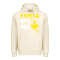 Tofu chicks dig me Premium Hoodie - linhVisuals