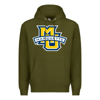 Army Green marquett Premium Hoodie - linhVisuals