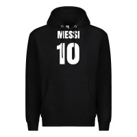 Black messi 10 Premium Hoodie - linhVisuals
