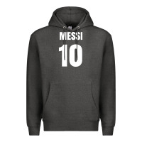 Charcoal Heather messi 10 Premium Hoodie - linhVisuals