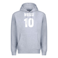 Heather Grey messi 10 Premium Hoodie - linhVisuals