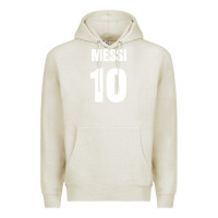 Oatmeal Heather messi 10 Premium Hoodie - linhVisuals