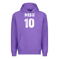 Purple messi 10 Premium Hoodie - linhVisuals