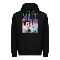 Black matt healy homage Premium Hoodie - linhVisuals