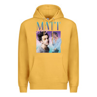 Mustard matt healy homage Premium Hoodie - linhVisuals
