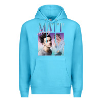 Ocean Blue matt healy homage Premium Hoodie - linhVisuals