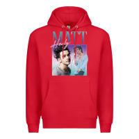 Red matt healy homage Premium Hoodie - linhVisuals