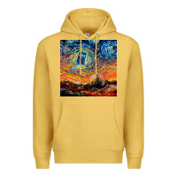 Antique Gold van gogh never saw gallifrey Premium Hoodie - linhVisuals