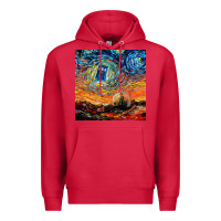 Cardinal van gogh never saw gallifrey Premium Hoodie - linhVisuals