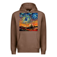 Chestnut van gogh never saw gallifrey Premium Hoodie - linhVisuals