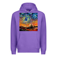 Purple van gogh never saw gallifrey Premium Hoodie - linhVisuals