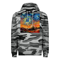 Slate Camo van gogh never saw gallifrey Premium Hoodie - linhVisuals