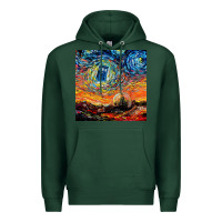 Sports Green van gogh never saw gallifrey Premium Hoodie - linhVisuals