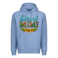 Colony Blue blessed mimi Premium Hoodie - BarkalooDesign