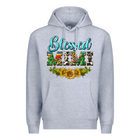 Heather Grey blessed mimi Premium Hoodie - BarkalooDesign