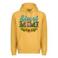 Mustard blessed mimi Premium Hoodie - BarkalooDesign