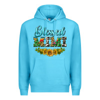 Ocean Blue blessed mimi Premium Hoodie - BarkalooDesign