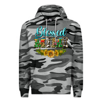 Slate Camo blessed mimi Premium Hoodie - BarkalooDesign