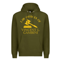 Army Green vincent gambini law offices Premium Hoodie - linhVisuals