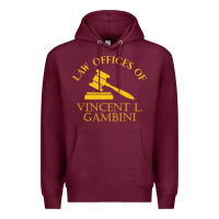 Burgundy vincent gambini law offices Premium Hoodie - linhVisuals