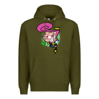 Army Green wanda Premium Hoodie - linhVisuals