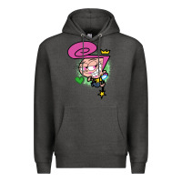 Charcoal Heather wanda Premium Hoodie - linhVisuals
