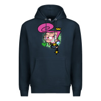 Navy wanda Premium Hoodie - linhVisuals