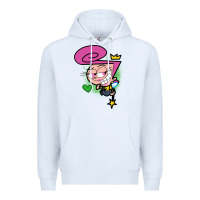White wanda Premium Hoodie - linhVisuals