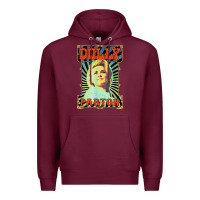 Burgundy #parton vintage Premium Hoodie - linhVisuals