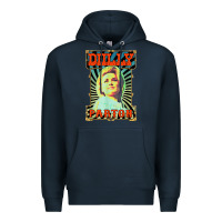 Navy #parton vintage Premium Hoodie - linhVisuals