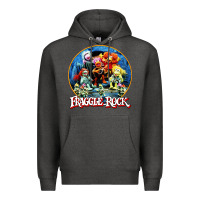 Charcoal Heather fraggle rock classic Premium Hoodie - linhVisuals