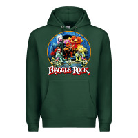 Sports Green fraggle rock classic Premium Hoodie - linhVisuals