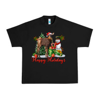 Black happy holidays baby deer Urban Heavy Tee - LillyAllenDesigns