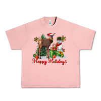Salmon happy holidays baby deer Urban Heavy Tee - LillyAllenDesigns